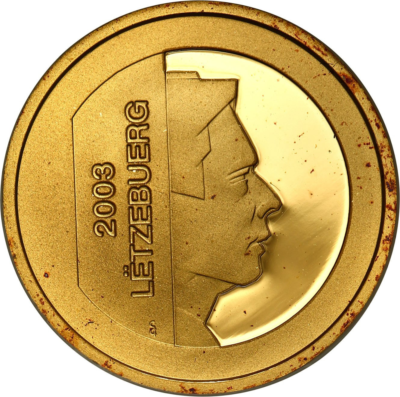 Luksemburg. 5 euro 2003 Rocznica - Centralny Bank Luksemburga i Europy